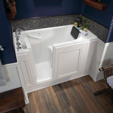 Acrylic Luxury Series 28 x 48-Inch Walk-in Tub With Soaker System - Left-Hand Drain With Faucet by American Standard - view 5