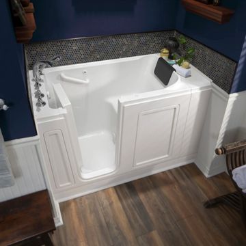 Acrylic Luxury Series 30 x 51 -Inch Walk-in Tub With Air Spa System - Left-Hand Drain With Faucet by American Standard - view 5