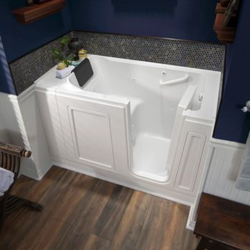 Acrylic Luxury Series 30 x 51 -Inch Walk-in Tub With Whirlpool System - Right-Hand Drain by American Standard - view 4