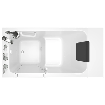 Acrylic Luxury Series 30 x 51 -Inch Walk-in Tub With Air Spa System - Left-Hand Drain With Faucet by American Standard - view 3