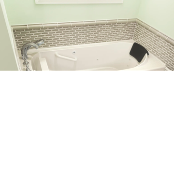 Gelcoat Premium Series 30 x 60 -Inch Walk-in Tub With Whirlpool System - Left-Hand Drain With Faucet by American Standard - view 9