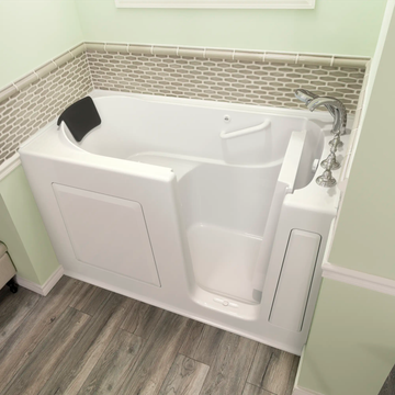 Gelcoat Premium Series 30 x 60 -Inch Walk-in Tub With Soaker System - Right-Hand Drain With Faucet by American Standard - view 6