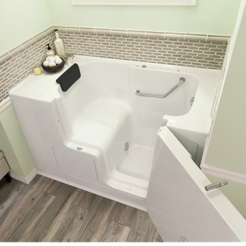 Gelcoat Premium Series 32 x 52 -Inch Walk-in Tub With Soaker System - Right-Hand Drain by American Standard - view 3