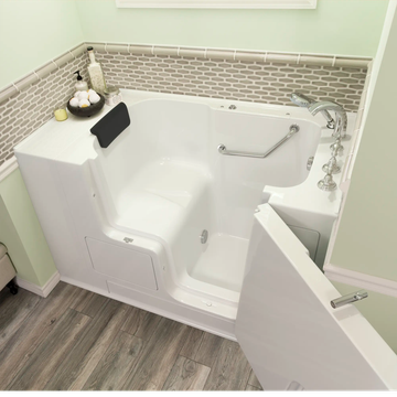 Gelcoat Premium Series 32 x 52 -Inch Walk-in Tub With Soaker System - Right-Hand Drain With Faucet by American Standard - view 2
