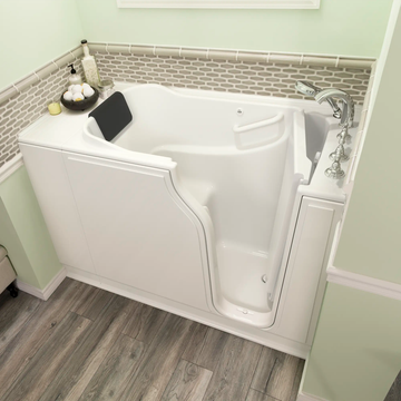 Gelcoat Premium Series 30 x 52 -Inch Walk-in Tub With Soaker System - Right-Hand Drain With Faucet by American Standard - view 2
