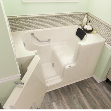 Gelcoat Premium Series 30 x 52 -Inch Walk-in Tub With Soaker System - Left-Hand Drain by American Standard - view 5