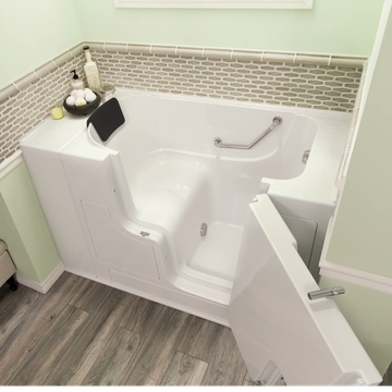 Gelcoat Premium Series 30 x 52 -Inch Walk-in Tub With Soaker System - Right-Hand Drain by American Standard - view 5