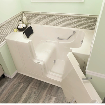 Gelcoat Premium Series 30 x 52 -Inch Walk-in Tub With Air Spa System - Right-Hand Drain by American Standard - view 8