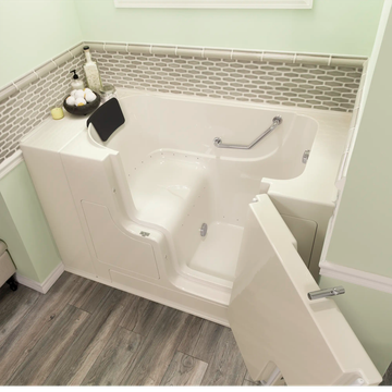 Gelcoat Premium Series 30 x 52 -Inch Walk-in Tub With Air Spa System - Right-Hand Drain by American Standard - view 5