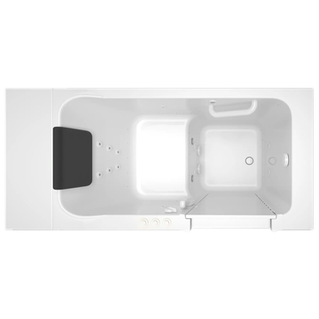 Acrylic Luxury Series 28 x 48-Inch Walk-in Tub With Combination Air Spa and Whirlpool Systems - Right-Hand Drain by American Standard - view 6
