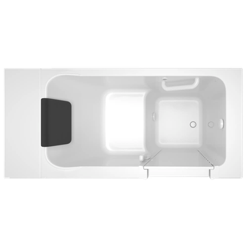 Acrylic Luxury Series 28 x 48-Inch Walk-in Tub With Soaker System - Right-Hand Drain by American Standard - view 3