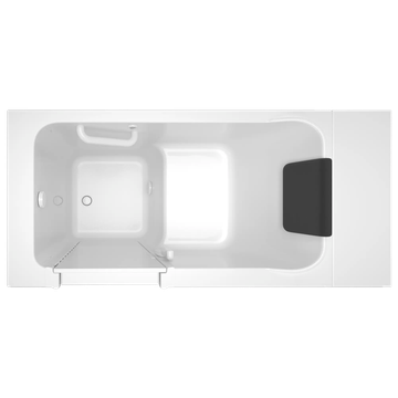 Acrylic Luxury Series 28 x 48-Inch Walk-in Tub With Soaker System - Left-Hand Drain by American Standard - view 3