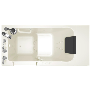 Acrylic Luxury Series 28 x 48-Inch Walk-in Tub With Combination Air Spa and Whirlpool Systems - Left-Hand Drain With Faucet by American Standard - view 6