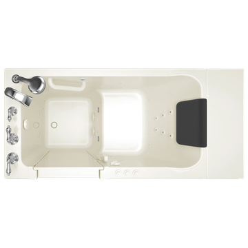 Acrylic Luxury Series 28 x 48-Inch Walk-in Tub With Combination Air Spa and Whirlpool Systems - Left-Hand Drain With Faucet by American Standard - view 3
