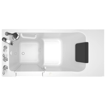 Acrylic Luxury Series 28 x 48-Inch Walk-in Tub With Air Spa System - Left-Hand Drain With Faucet by American Standard - view 6