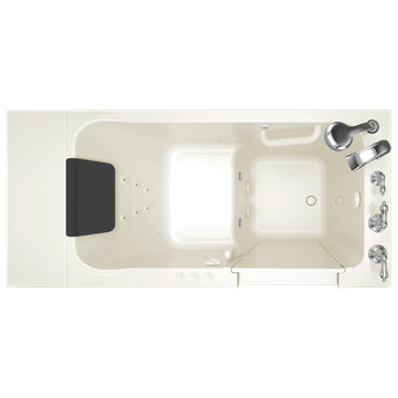 Acrylic Luxury Series 28 x 48-Inch Walk-in Tub With Combination Air Spa and Whirlpool Systems - Right-Hand Drain With Faucet by American Standard - view 7