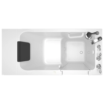 Acrylic Luxury Series 28 x 48-Inch Walk-in Tub With Air Spa System - Right-Hand Drain With Faucet by American Standard - view 2