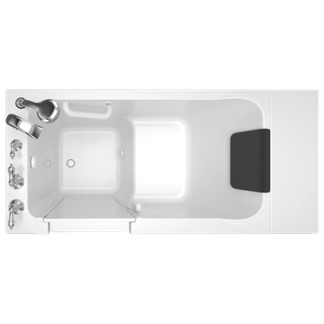 Acrylic Luxury Series 28 x 48-Inch Walk-in Tub With Soaker System - Left-Hand Drain With Faucet by American Standard - view 3