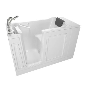 Acrylic Luxury Series 28 x 48-Inch Walk-in Tub With Air Spa System - Left-Hand Drain With Faucet by American Standard - view 7