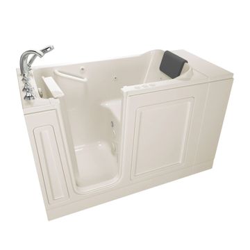 Acrylic Luxury Series 28 x 48-Inch Walk-in Tub With Combination Air Spa and Whirlpool Systems - Left-Hand Drain With Faucet by American Standard - view 4