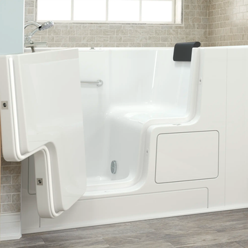 Gelcoat Premium Series 32 x 52 -Inch Walk-in Tub With Soaker System - Left-Hand Drain With Faucet by American Standard - view 4