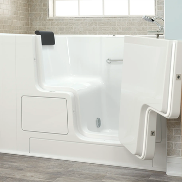 Gelcoat Premium Series 32 x 52 -Inch Walk-in Tub With Soaker System - Right-Hand Drain With Faucet by American Standard - view 3