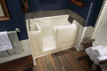 Acrylic Luxury Series 32 x 60 -Inch Walk-in Tub With Air Spa System - Left-Hand Drain With Faucet by American Standard - view 5
