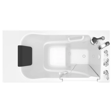 Gelcoat Premium Series 30 x 52 -Inch Walk-in Tub With Soaker System - Right-Hand Drain With Faucet by American Standard - view 5