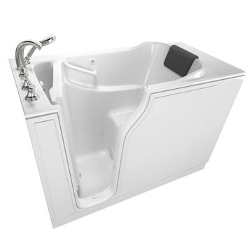 Gelcoat Premium Series 30 x 52 -Inch Walk-in Tub With Soaker System - Left-Hand Drain With Faucet by American Standard - view 4