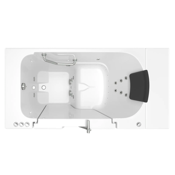 Gelcoat Premium Series 30 x 52 -Inch Walk-in Tub With Combination Air Spa and Whirlpool Systems - Left-Hand Drain by American Standard - view 3