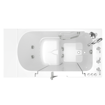 Gelcoat Premium Series 30 in. x 52 in. Outward Opening Door Walk-In Bathtub with Air Spa and Whirlpool system by American Standard - view 6