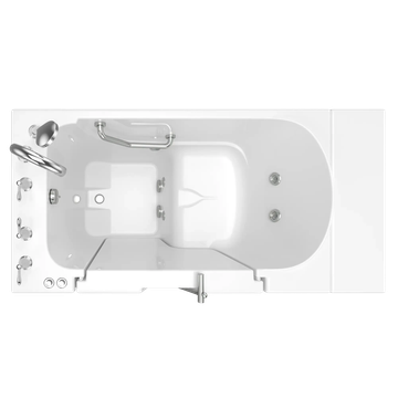 Gelcoat Premium Series 30 in. x 52 in. Outward Opening Door Walk-In Bathtub with Whirlpool system by American Standard - view 6