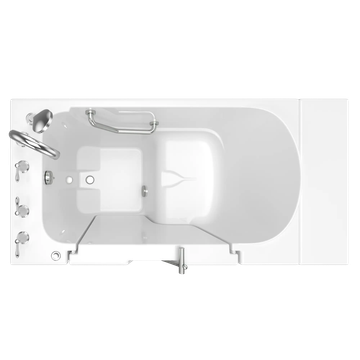 Gelcoat Value Series 30 x 52 -Inch Walk-in Tub With Soaker System - Left-Hand Drain With Faucet by American Standard - view 6