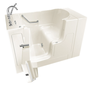 Gelcoat Premium Series 30 in. x 52 in. Outward Opening Door Walk-In Bathtub by American Standard - view 4