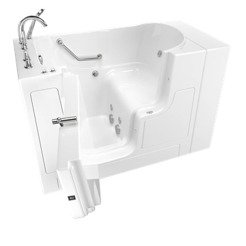 Gelcoat Value Series 30 x 52 -Inch Walk-in Tub With Whirlpool System - Left-Hand Drain With Faucet by American Standard - view 4