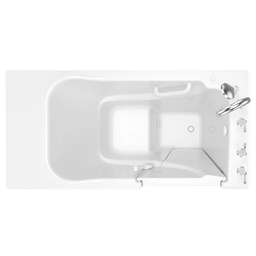 Gelcoat Value Series 30 x 52 -Inch Walk-in Tub With Air Spa System - Right-Hand Drain With Faucet by American Standard - view 9