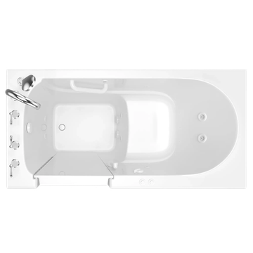 Gelcoat Value Series 30x60 Inch Walk-In Bathtub with Combination Air Spa and Whirlpool Massage System - Left Hand Door and Drain by American Standard - view 9