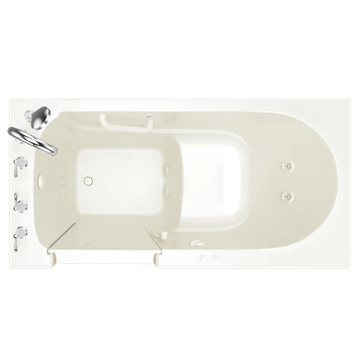 Gelcoat Value Series 30x60 Inch Walk-In Bathtub with Combination Air Spa and Whirlpool Massage System - Left Hand Door and Drain by American Standard - view 3