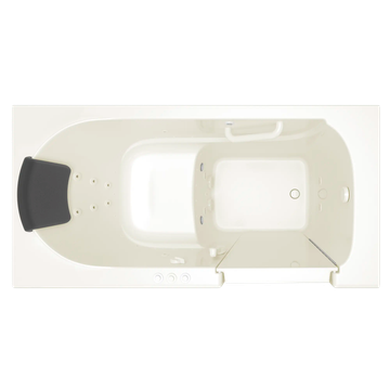 Gelcoat Premium Series 30 x 60 -Inch Walk-in Tub With Combination Air Spa and Whirlpool Systems - Right-Hand Drain by American Standard - view 3
