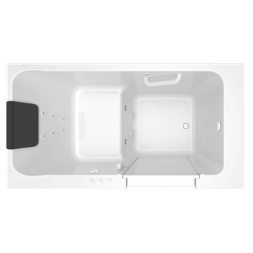 Acrylic Luxury Series 32 x 60 -Inch Walk-in Tub With Combination Air Spa and Whirlpool Systems - Right-Hand Drain by American Standard - view 3