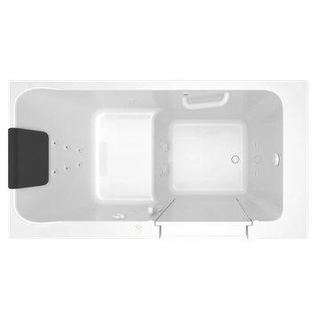 Acrylic Luxury Series 32 x 60 -Inch Walk-in Tub With Whirlpool System - Right-Hand Drain by American Standard - view 8