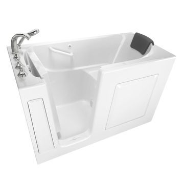 Gelcoat Premium Series 30 x 60 -Inch Walk-in Tub With Air Spa System - Left-Hand Drain With Faucet by American Standard - view 7