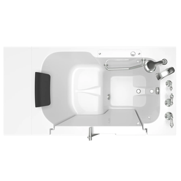 Gelcoat Premium Series 32 x 52 -Inch Walk-in Tub With Soaker System - Right-Hand Drain With Faucet by American Standard - view 5
