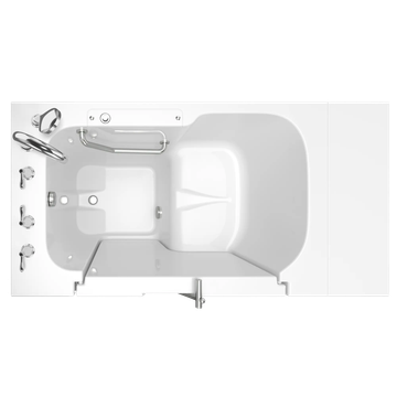 Gelcoat Value Series 32 x 52 -Inch Walk-in Tub With Soaker System - Left-Hand Drain With Faucet by American Standard - view 4