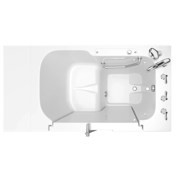 Gelcoat Premium Series 32 in. x 52 in. Outward Opening Door Walk-In Bathtub by American Standard - view 5