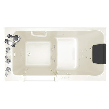 Acrylic Luxury Series 32 x 60 -Inch Walk-in Tub With Combination Air Spa and Whirlpool Systems - Left-Hand Drain With Faucet by American Standard - view 3