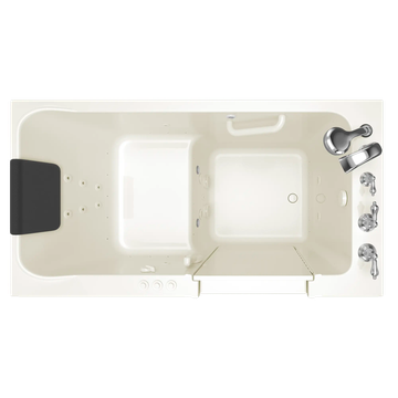 Acrylic Luxury Series 32 x 60 -Inch Walk-in Tub With Combination Air Spa and Whirlpool Systems - Right-Hand Drain With Faucet by American Standard - view 4