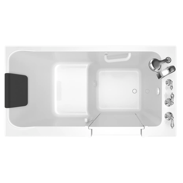 Acrylic Luxury Series 32 x 60 -Inch Walk-in Tub With Soaker System - Right-Hand Drain With Faucet by American Standard - view 3