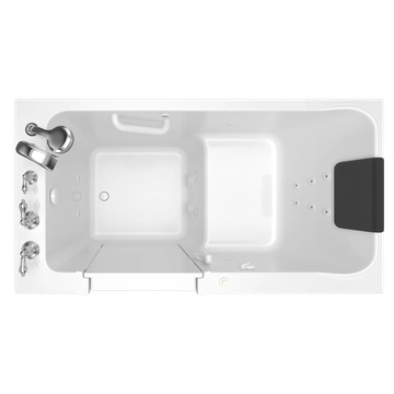 Acrylic Luxury Series 32 x 60 -Inch Walk-in Tub With Whirlpool System - Left-Hand Drain With Faucet by American Standard - view 9