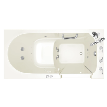 Gelcoat Value Series 60x30-Inch Walk-In Bathtub with Combination Whirlpool and Air Spa System - Right Hand Door and Drain by American Standard - view 6